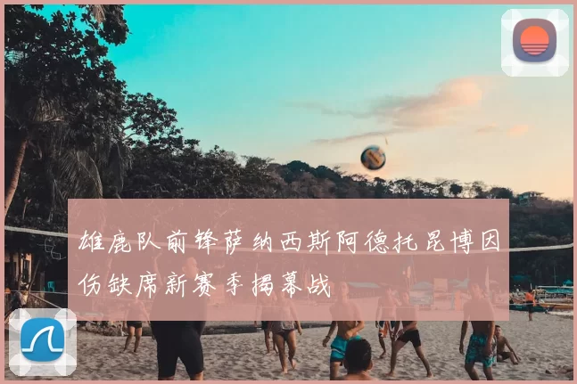 雄鹿队前锋萨纳西斯阿德托昆博因伤缺席新赛季揭幕战